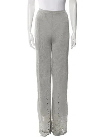 Pre-owned Missoni Wide Leg Pants In Green