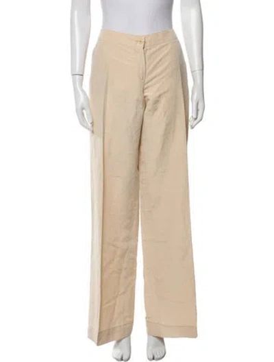 Pre-owned Missoni Wide Leg Pants In Neutral