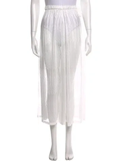 Pre-owned Missoni Wide Leg Pants In Neutral
