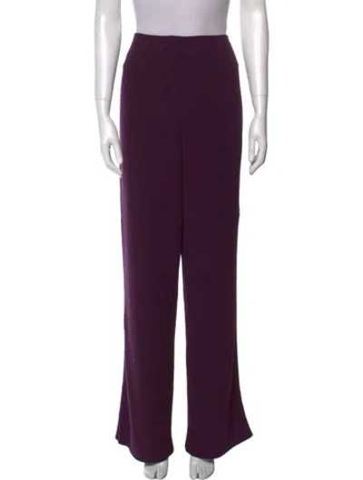 Pre-owned Missoni Wide Leg Pants In Purple