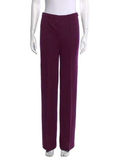 Pre-owned Missoni Wide Leg Pants In Purple