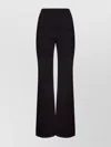 Missoni Straight Long Pants In Chevron Pattern In Black