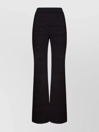 MISSONI WIDE LEG TROUSERS CHEVRON DESIGN