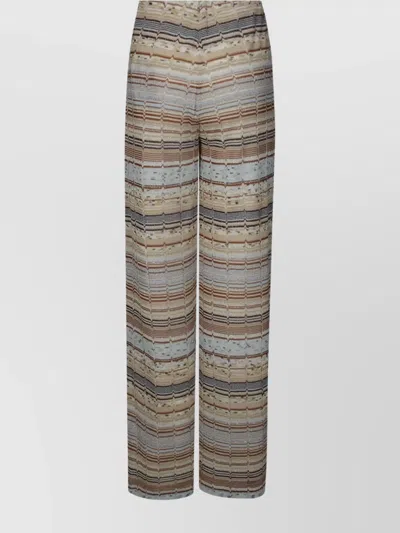 Missoni Wide Leg Trousers For A Luxe Look In Multi