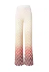 Missoni Wide-leg Trousers With Chevron Ombre Design In Multicoloured