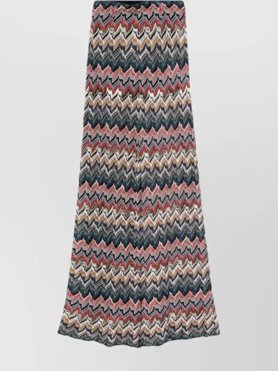 MISSONI WIDE LEG TROUSERS ZIGZAG DESIGN