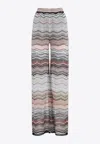 Missoni Wide-leg Zigzag-pattern Pants In Multi