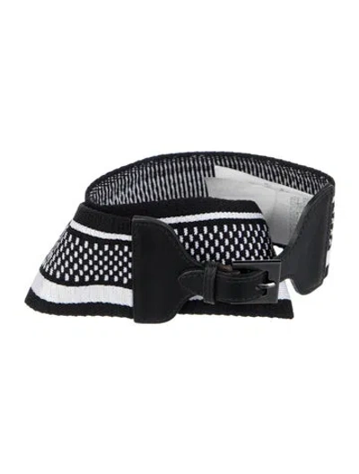 Pre-owned Missoni Wide Waist Belt In Black