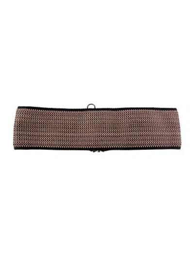 Pre-owned Missoni Wide Waist Belt In Brown