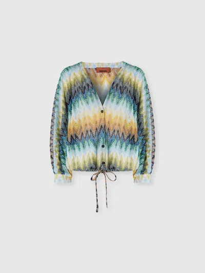 Missoni Wide-sleeve Shirt In Multi