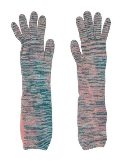Pre-owned Missoni Winter Gloves In Blue