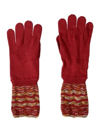 Pre-owned Missoni Winter Gloves In Multi