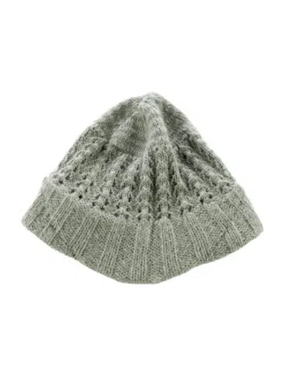 Pre-owned Missoni Winter Wool Beanie In Green