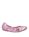Missoni Woman Ballet Flats Fuchsia Size 7 Leather In Pink
