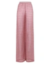Missoni Zig-zag Wide-leg Pants In Pink