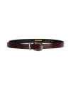Missoni Woman Belt Burgundy Size 30 Cow Leather In Red