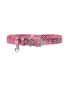 Missoni Woman Belt Fuchsia Size 34 Pvc - Polyvinyl Chloride, Viscose In Pink