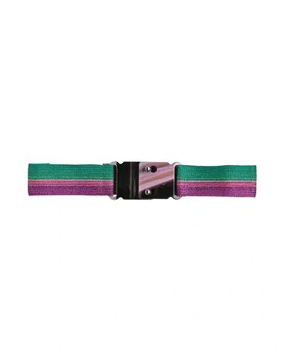 Missoni Woman Belt Green Size S Viscose, Ecobrass, Acetate