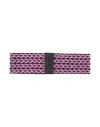 Missoni Woman Belt Magenta Size L Viscose, Silk, Calfskin, Polyester