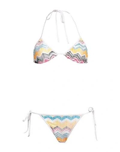 Missoni Woman Bikini White Size 6 Viscose