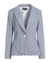 Missoni Woman Blazer Light Blue Size 14 Linen, Cotton, Lyocell In Blue