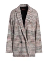 Missoni Woman Blazer Salmon Pink Size 10 Viscose, Wool, Polyamide, Polyester, Metal