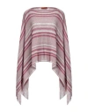 Missoni Woman Cape Fuchsia Size Onesize Viscose, Polyester In Pink