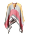 Missoni Woman Cape Grey Size Onesize Wool In Multi