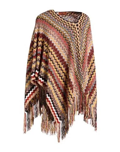 Missoni Woman Cape Marigold Size Onesize Wool In Yellow