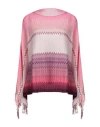 Missoni Woman Cape Pink Size Onesize Cotton In Pink