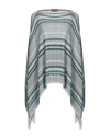 Missoni Woman Cape Sky Blue Size Onesize Viscose, Polyester