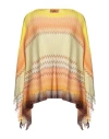 Missoni Woman Cape Yellow Size Onesize Cotton