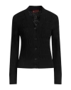 Missoni Ribbed-knit Cotton Cardigsn In Black