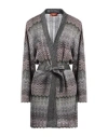 Missoni Woman Cardigan Black Size 8 Viscose, Metallic Fiber In Black