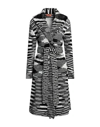 Missoni Woman Cardigan Black Size 14 Wool