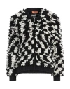 Missoni Zip-fastening Knitted Cardigan In Black