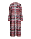 Missoni Woman Cardigan Fuchsia Size 6 Viscose, Polyamide, Polyester In Pink