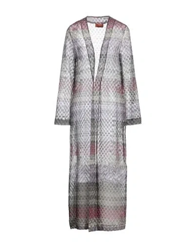 Missoni Woman Cardigan Garnet Size 10 Metallic Fiber, Polyamide
