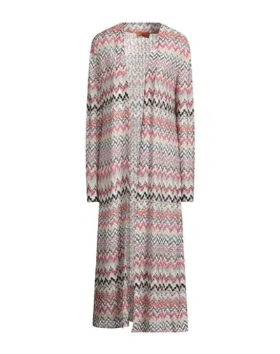 Missoni Woman Cardigan Garnet Size 12 Viscose, Polyester, Metallic Fiber In Multi