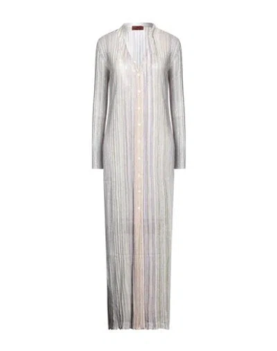 Missoni Woman Cardigan Ivory Size 8 Viscose, Polyamide, Polyester, Metallic Fiber In Multi