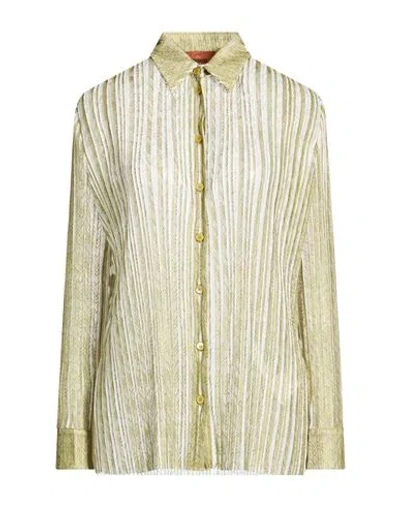 Missoni Woman Cardigan Light Green Size 10 Polyester In Multi