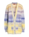 Missoni Woman Cardigan Light Yellow Size 14 Wool, Polyamide, Alpaca Wool, Mohair Wool