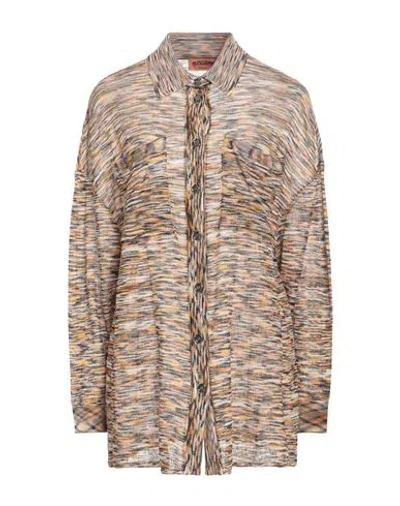Missoni Woman Cardigan Marigold Size 6 Cotton, Polyamide In Yellow