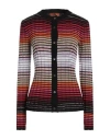 Missoni Woman Cardigan Orange Size 8 Cotton, Viscose