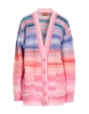 Missoni Woman Cardigan Pink Size 4 Wool, Polyamide, Alpaca Wool, Mohair Wool