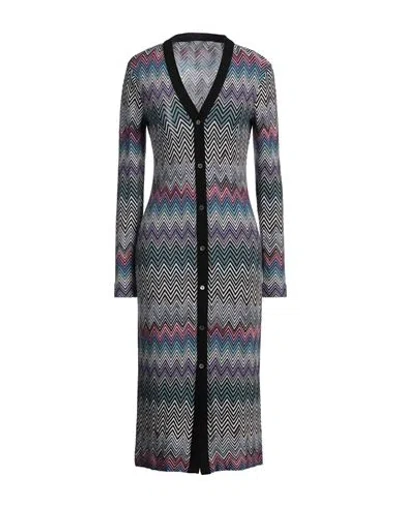 Missoni Woman Cardigan Purple Size 8 Wool