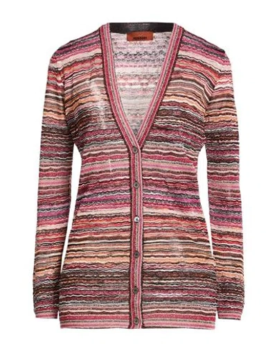 Missoni Metallic Crochet-knit Cardigan In Multi