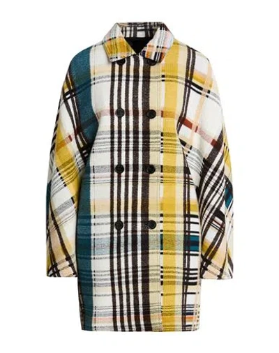 Missoni Woman Coat White Size 4 Wool, Cotton, Viscose