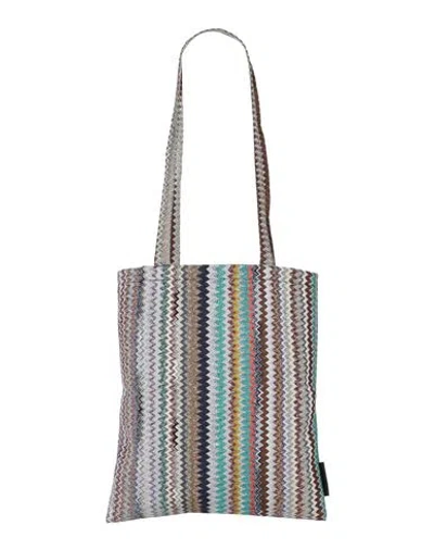 Missoni Woman Cross-body Bag Grey Size - Viscose, Polyester, Polyamide In Blue