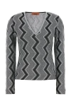 Missoni Embroidered Viscose Blend Sweater In Multicolor